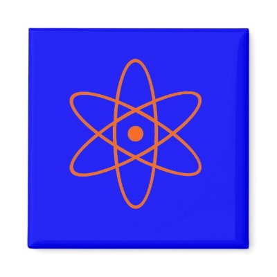 Nuclear Symbol Fridge Magnet by swkw11