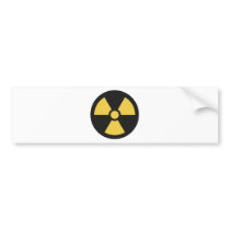 NuclearSymbol bumper stickers