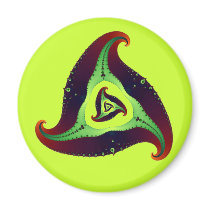 Nucleo Nature magnets by 011art Nucleo Nature magnets