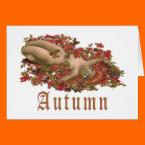 NUDE AUTUMN NYMPH cards