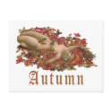 NUDE AUTUMN NYMPH postcards by nassosvakalis NUDE AUTUMN NYMPH postcards