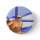 Nude Dude on a Deckchair buttons