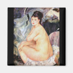Nude female Anna by Pierre Renoir Magnets