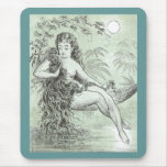 Nude Playing with Her Hair in the Moonlight