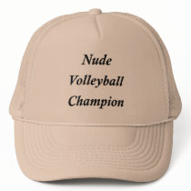 Nude Volleyball Champion Hat