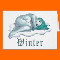 NUDE WINTER NYMPH cards