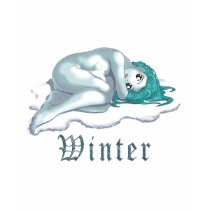 NUDE WINTER NYMPH t-shirts