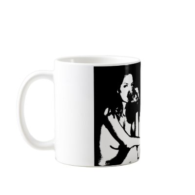 Nude Woman Drinking Beer Coffee Mug by BlueSunArt