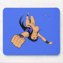 Nudegirl Strikes Mousepad