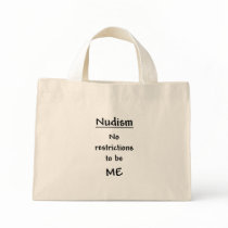 Nudism - No Restrictions Tote Bags