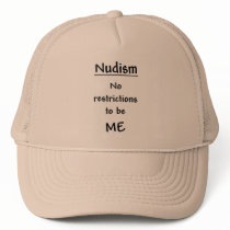 Nudism - No Restrictions Hat