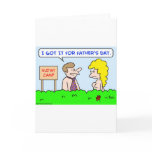 nudist camp necktie father's day cards