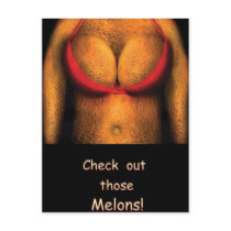 Nudist - Check out those melons postcards