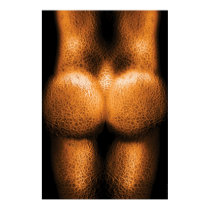 Nudist - Just Cheeky posters