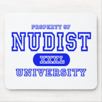Nudist University Mouse Mat