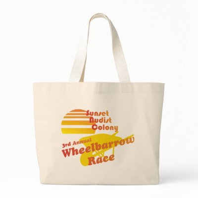 Nudist Wheelbarrow Race Bags by Meatatarian