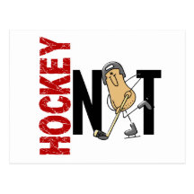Nuez 1 del hockey tarjeta postal