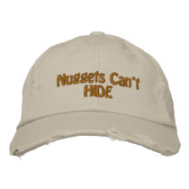 Nugget Hunter Gold Prospecting Panning Hat embroidered hats by GoldProspectingShirt Nugget Hunter Gold Prospecting Panning Hat embroidered hats