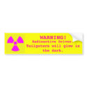Nuke Driver bumper stickers by Mnemorath Nuke Driver bumper stickers