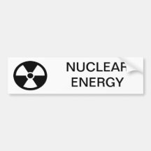 Nuke energy bumper stickers