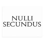 Nulli Secundus Post Cards
