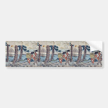 Numazu  by Katsushika, Hokusai Ukiyoe Bumper Sticker