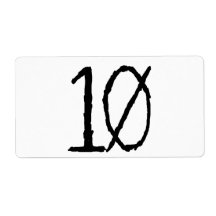 Number10 Personalized Shipping Labels