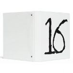 Number16 3 Ring Binders