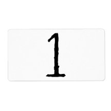 Number1 Custom Shipping Label
