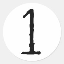Number1 Sticker