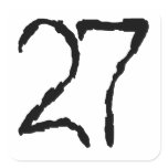 Number27 Stickers