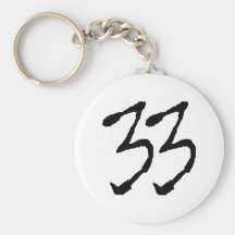 Number33 Key Chain