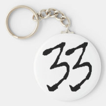 Number33 Keychain