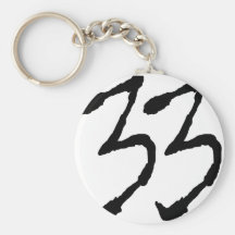 Number33 Keychains