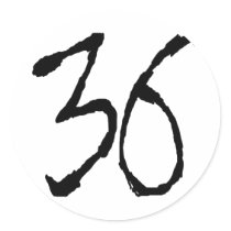 Number36 stickers