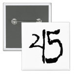 Number45 Pinback Button