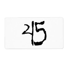 Number45 Shipping Labels