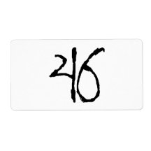 Number46 Shipping Labels