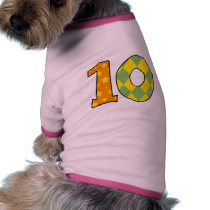 Number 10 pet clothing