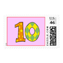 Number 10 stamps