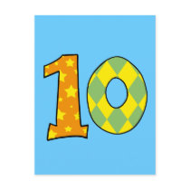 Number 10 postcards