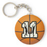 Number 11 Basketball and Players Key Chains