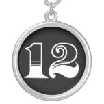 Number 12 necklace