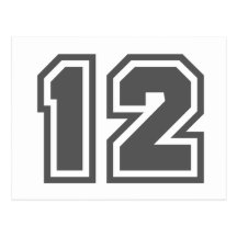 Number 12 post card