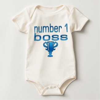 Number 1 Boss in Blue shirt