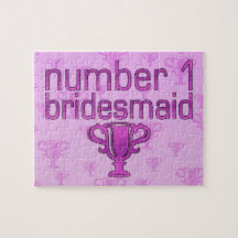 Number 1 Bridesmaid Jigsaw Puzzle