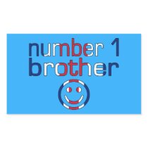 Number 1 Brother ( Brother's Birthday ) Sticker