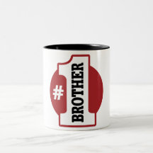Number 1 Brother Coffee Mugs