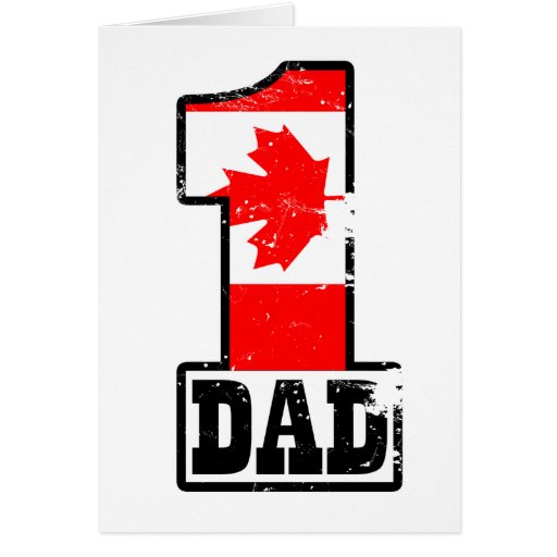 Number 1 Canadian Dad Cards