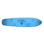 Number 1 Coach in Blue Custom Skateboard